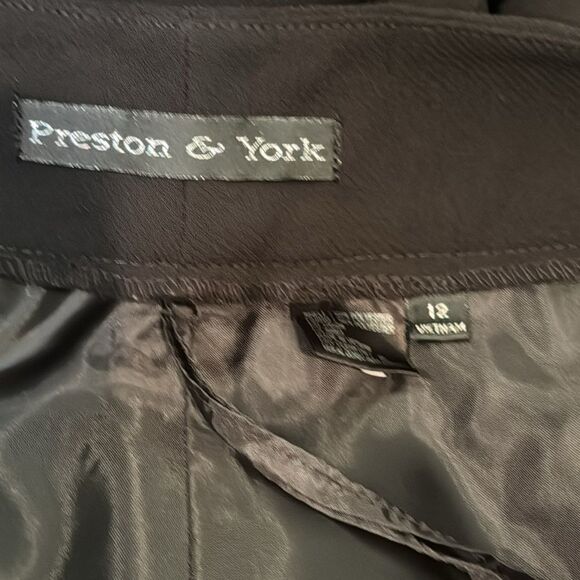 SOLD
Preston and York lined wide leg black dress pants Size 12 - Picture 5 of 5